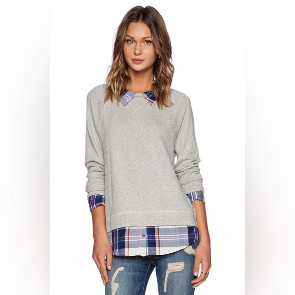 Soft Joie Diadem Sweater in Heather Grey & Porcelain size Medium Revolve - Picture 10 of 10